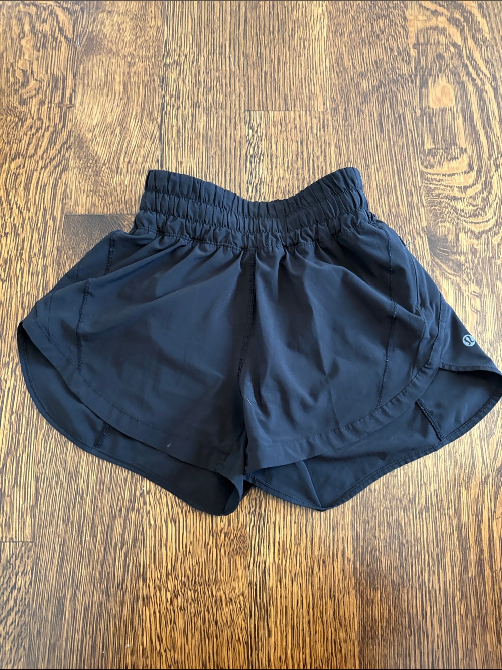 lululemon athletica Black Women's Athletic Shorts with Elastic Waist